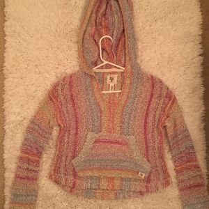 Knitted colorful sweatshirt